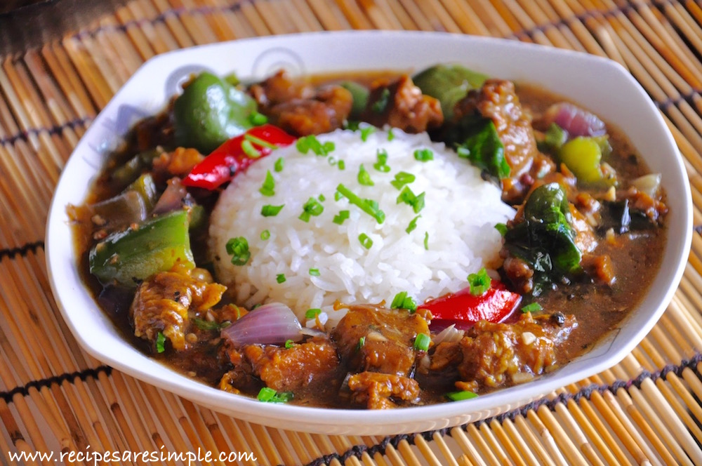 Asian Black Pepper Beef with Curry Leaves