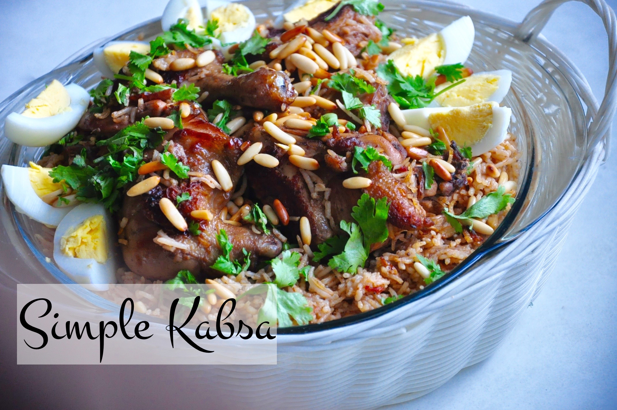Simple Kabsa | Saudi Arabian Fragrant Rice with Chicken