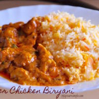 butter chicken biryani 200x200 Murgh Makhani   Moti Mahal Style   Delhi Butter Chicken