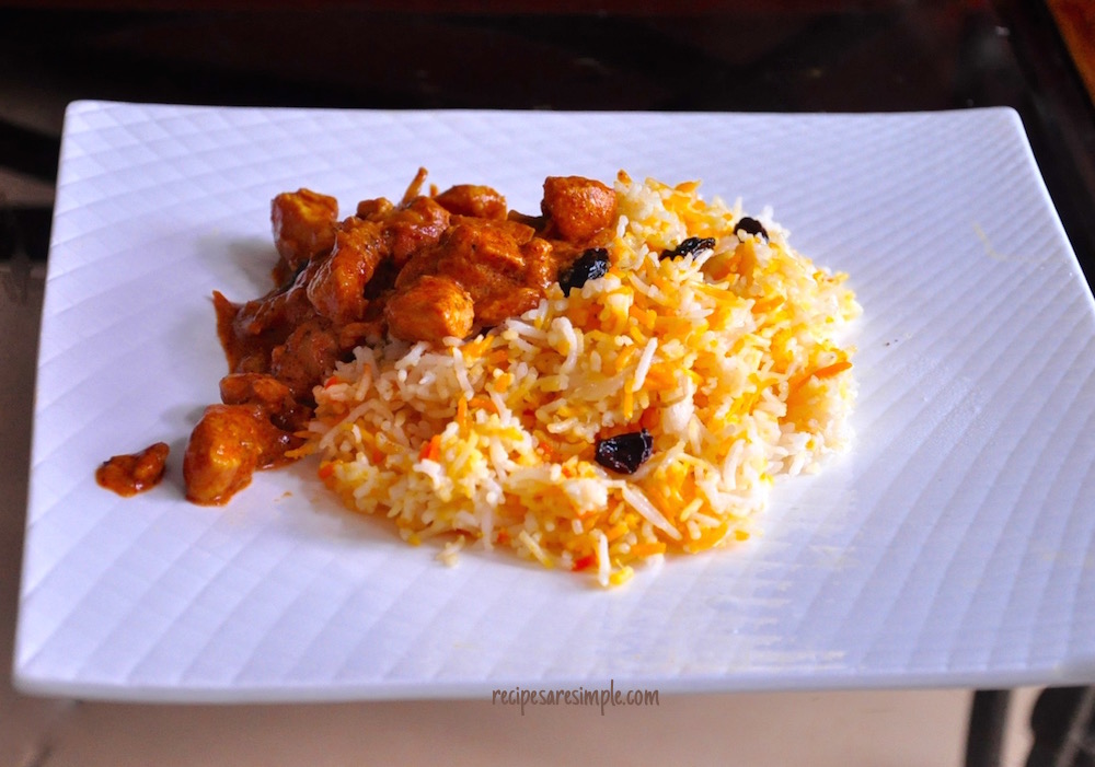 butter chicken biryani singapore Butter Chicken Biryani | Singapore Style Easy Biryani Rice