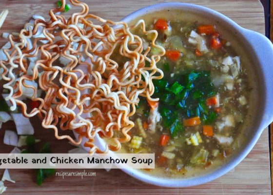 Vegetable and Chicken Manchow Soup