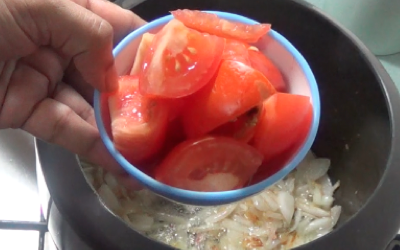 add tomato Mutton Kabsa | Arabian Rice with Mutton/Lamb