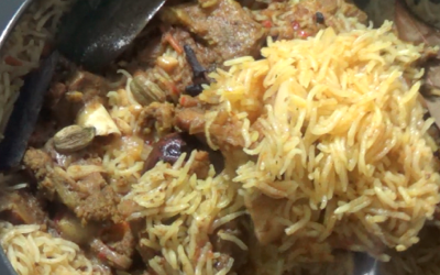 fluff up rice Mutton Kabsa | Arabian Rice with Mutton/Lamb