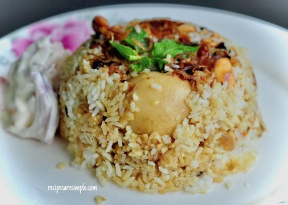 Egg Biryani – Thalassery Special