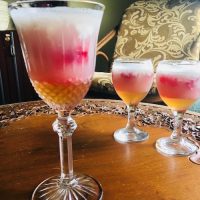 mocktail pomegranate coconut rhapsody 200x200 Drinks and Beverages