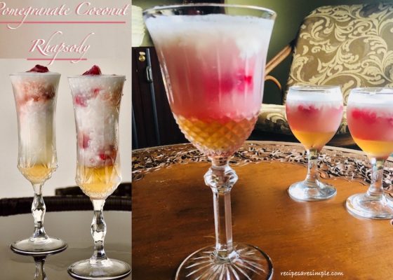 Pomegranate Coconut Rhapsody |  RAS Special Mocktail