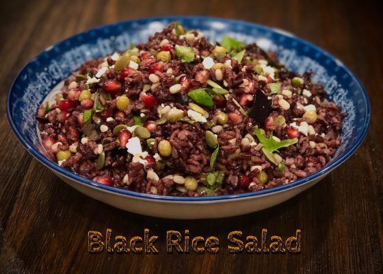 Black Rice Salad | Italian Riso Venere