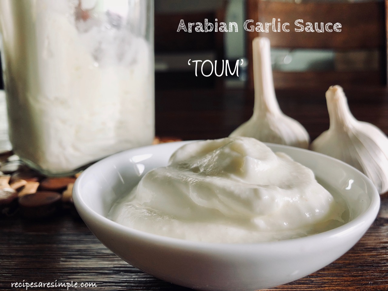 GARLIC SAUCE TOUM Garlic Sauce   Toum