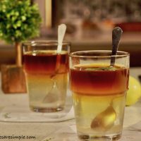 2 layer tea lemon tea 200x200 Drinks and Beverages
