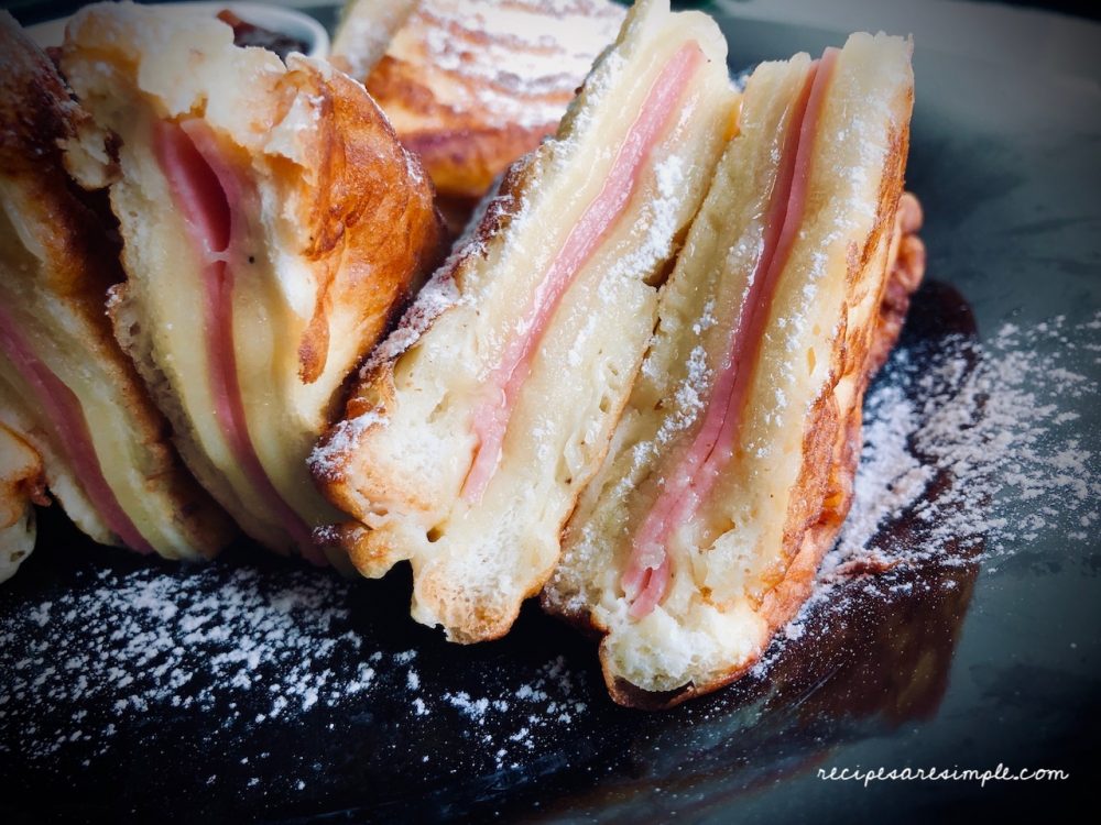 monte cristo recipe video 1000x750 Monte Cristo Sandwich (Batter Fried Ham and Cheese Sandwich)