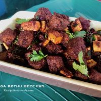 thenga kothu beef fry 200x200 Beef & Mutton Recipes