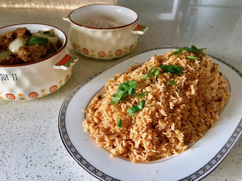 tomato rice tomato garlic rice 1000x750 Quick Tomato Garlic Rice