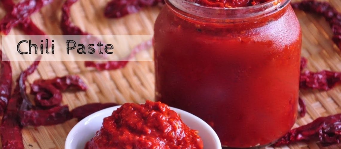 How to make Dried Red Chilli Paste – Video