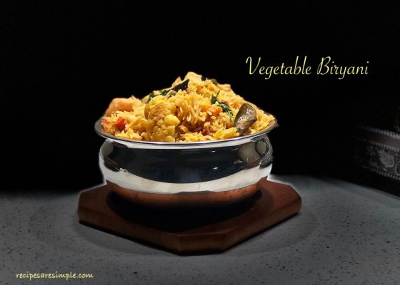 Veg Biryani – Simple and Tasty Vegetable Biryani