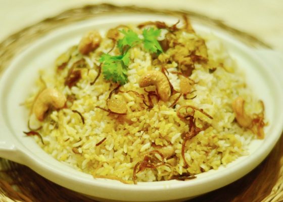 Thalassery Chicken Biryani ( with Marinated Chicken )