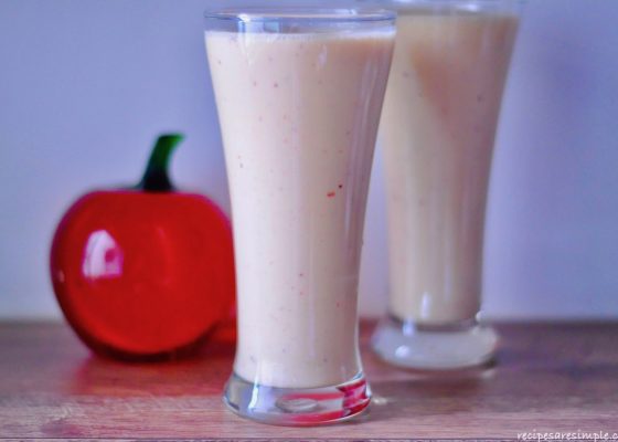 Apple Custard Milkshake – Confetti Apple Shake