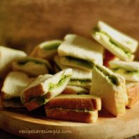 quick chutney sandwich bites 200x200 Double Decker Breakfast Sandwich