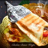 chicken doner wrap recipe 200x200 Fiery Chicken and Mushroom Pizza