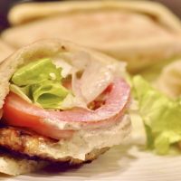 Arabian PITA Burger 200x200 Double Decker Breakfast Sandwich