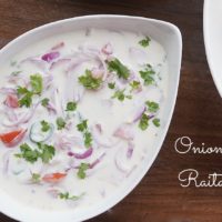 Onion Raita 200x200 Vegetarian and Egg Recipes