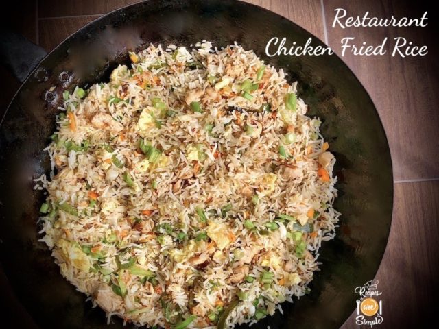 Resto Chicken Rice Restaurant Chicken Fried Rice - Recipes are Simple