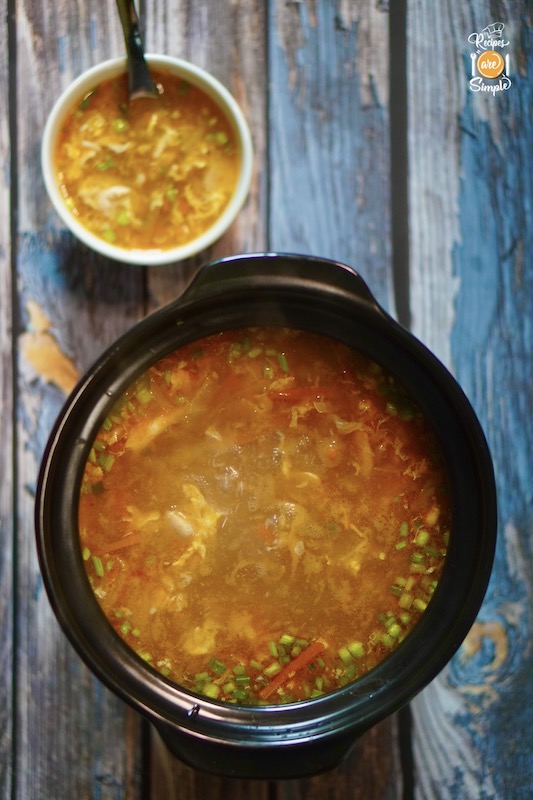 hot and sour chicken soup
