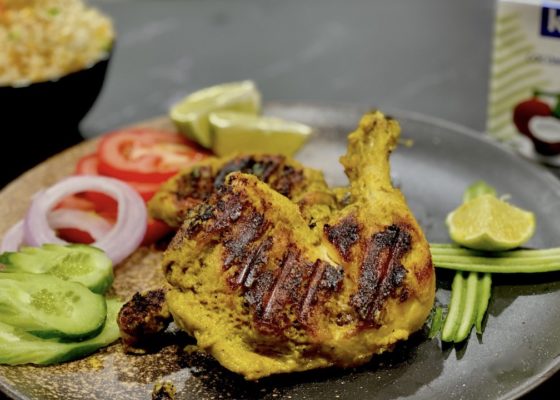 Exotic Indonesian Grilled Chicken with Coconut Cream