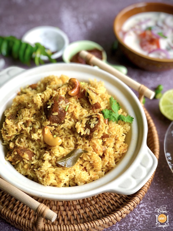 Kerala Meat Rice erachi choru