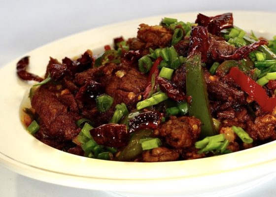 Beef Chilli Fry (Fast and Hot)