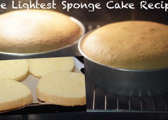 The Lightest Sponge Cake Recipe – Best For Layered Soft Cakes