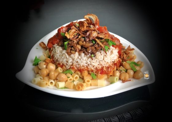 Koshari | Egyptian Rice with Lentils | كشري