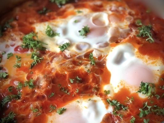 Baked Beans and Eggs