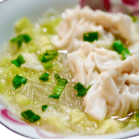 Sui Kow Soup with noodles Water dumpling 水饺 200x200 Soups and Stews