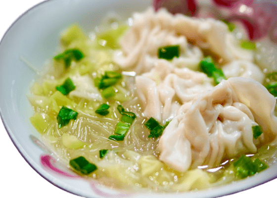 Sui Kow Soup (with noodles) | Water dumpling | 水饺