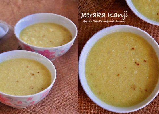 Jeeraka Kanji (Cumin- Rice Porridge)