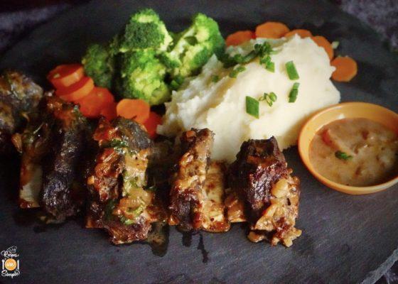 Beef Ribs with Creamy Coconut Sauce