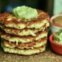 German Potato Pancakes with coconut cilantro sauce 200x200 Indonesian Potato Patties   Perkedel