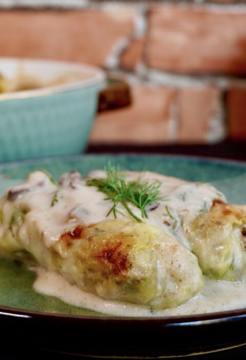 Gołąbki in Coconut Mushroom Sauce copy