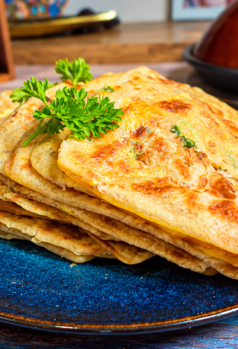 Flaky Egg Paratha